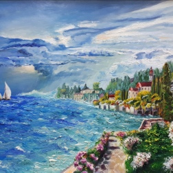 Painting for sale online - The sea is rough