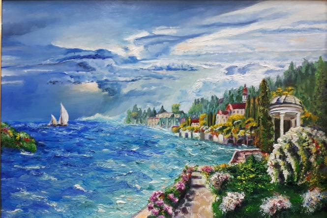 Painting for sale online - The sea is rough