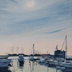 Painting for sale online - Port. Yachts No 2