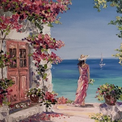 Painting for sale online - Picturesque Greece