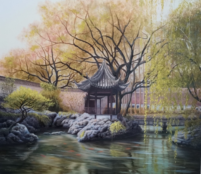 Painting for sale online - Yuyuan Garden, Shanghai