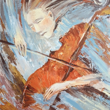Painting for sale online - Soul at the tip of the bow