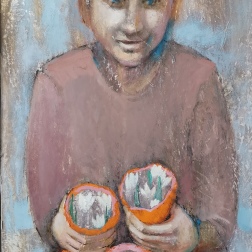 Painting for sale online - Snowdrop seller
