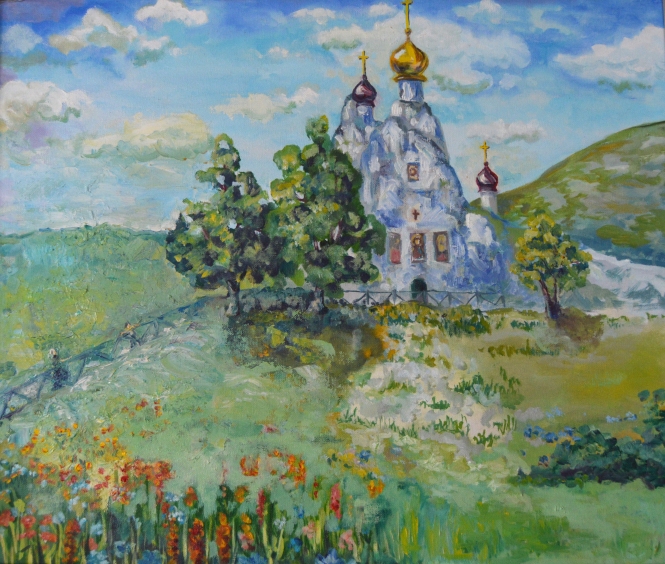 Painting for sale online - Kostomarovsky Convent. Spassky Church.