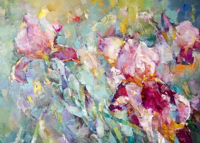 Painting for sale online - Irises