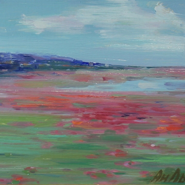 Painting for sale online - Poppy field