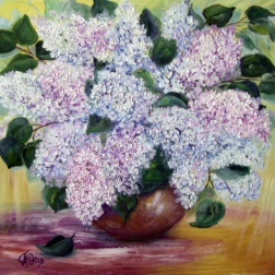 Painting for sale online - Fresh smell of lilac