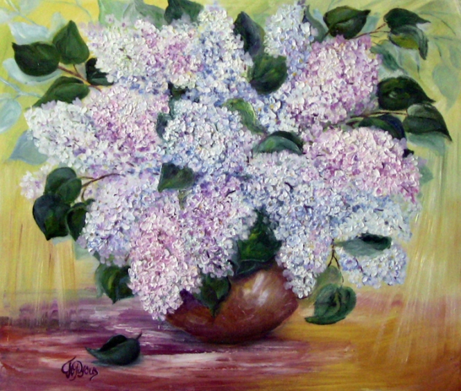 Painting for sale online - Fresh smell of lilac