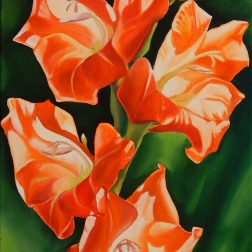 Painting for sale online - Gladioli
