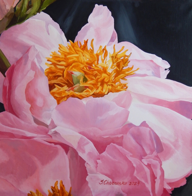 Painting for sale online - Peony