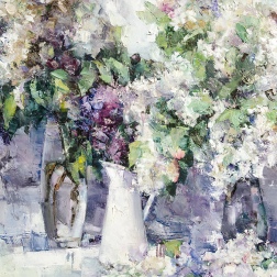Painting for sale online - Lilac bush