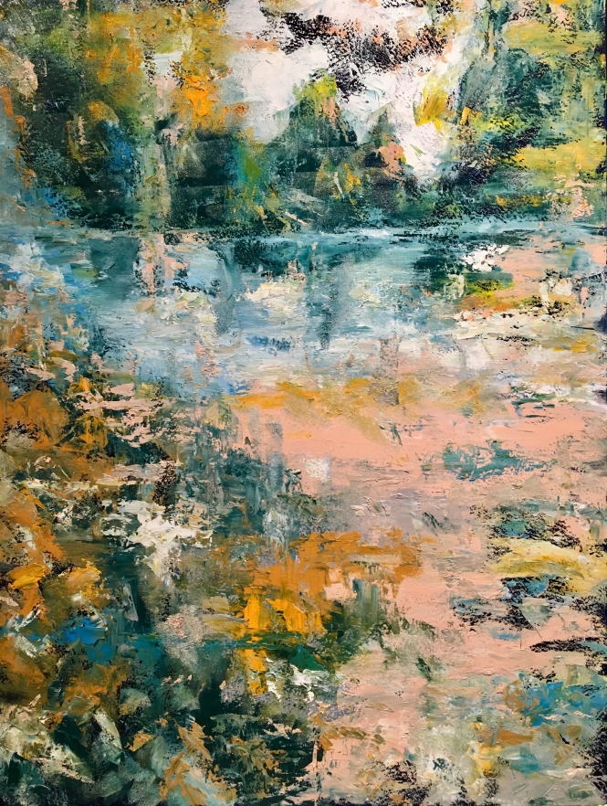 Painting for sale online - Deep Emerald