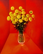 Painting for sale online - Yellow Flowers on Red