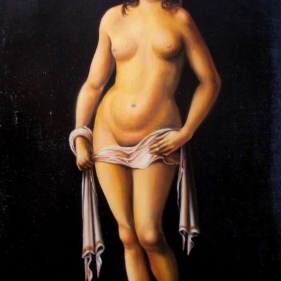 Painting for sale online - Venus, copy of Lorenzo Costa’s painting
