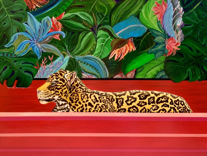 Painting for sale online - The king of the jungle