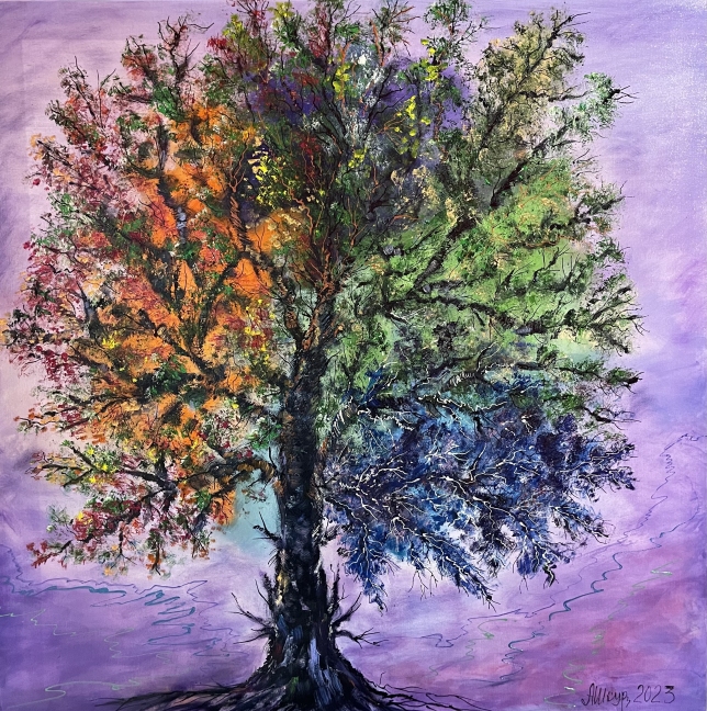 Painting for sale online - Tree of Elements
