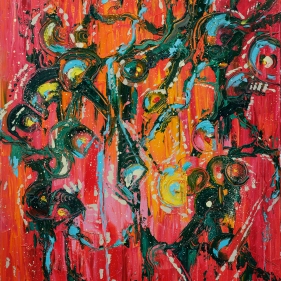Painting for sale online - Atoms & Neurons