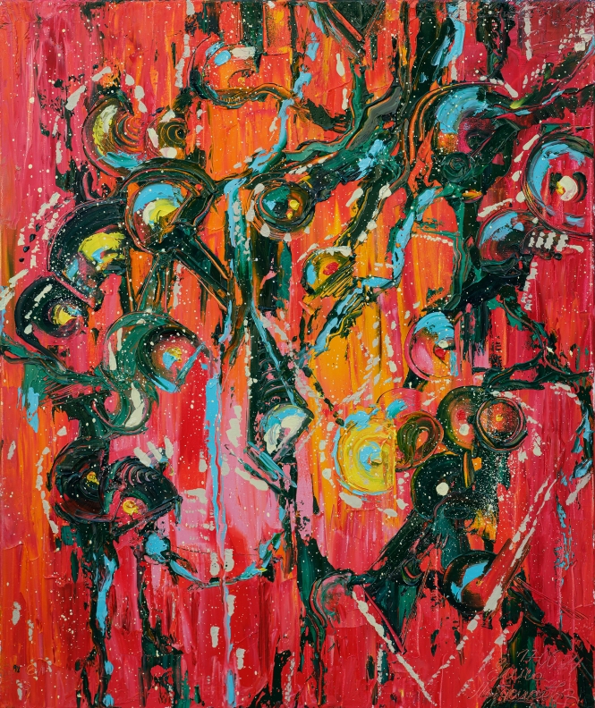 Painting for sale online - Atoms & Neurons
