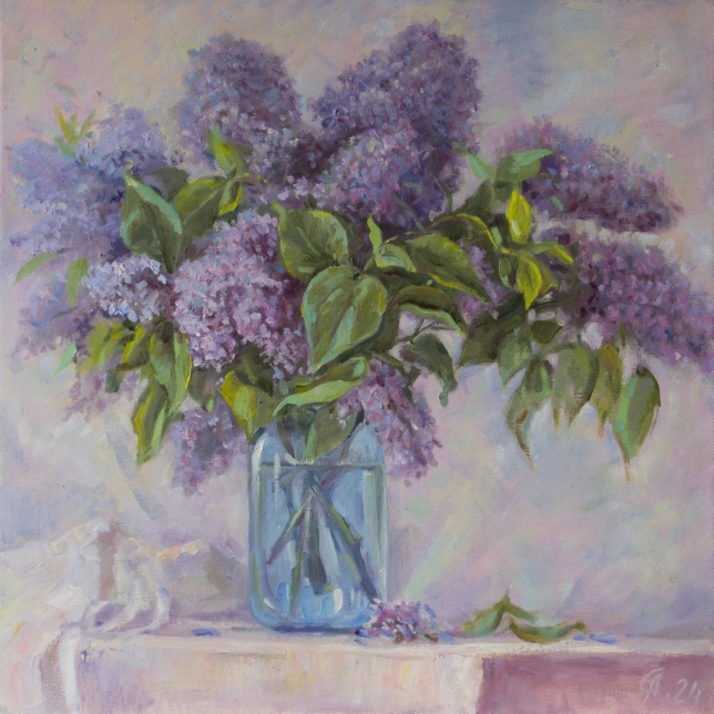 Painting for sale online - Lilac tenderness