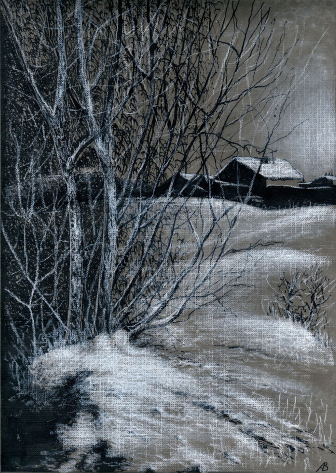Painting for sale online - February Frosts
