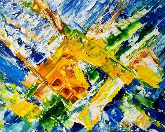 Painting for sale online - In the space of secrets