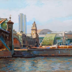 Painting for sale online - A bridge for kisses. The area of Eurasia.