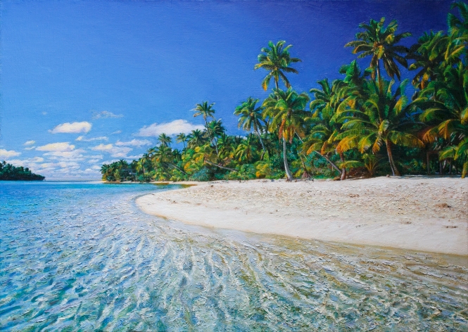 Painting for sale online - Tropical Island