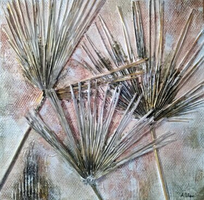 Painting for sale online - Palm leaves