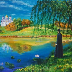 Painting for sale online - Alone with God