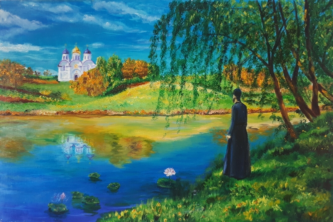 Painting for sale online - Alone with God