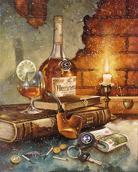 Painting for sale online - Male still life
