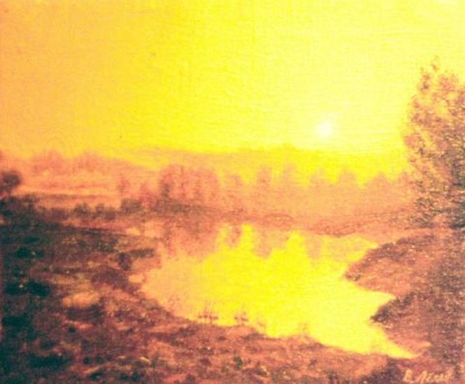 Painting for sale online - Morning Lake