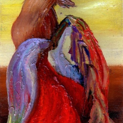 Painting for sale online - After two Glasses of Champagne (sketch)