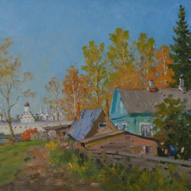 Painting for sale online - Tikhvin. October.