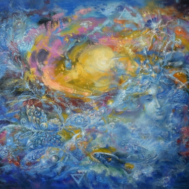Painting for sale online - Elements Water and Air 