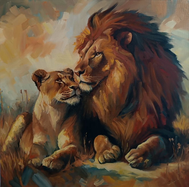Painting for sale online - Power and grace