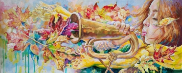 Painting for sale online - The autumn wind will blow