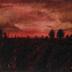 Painting for sale online - Good Night Sun