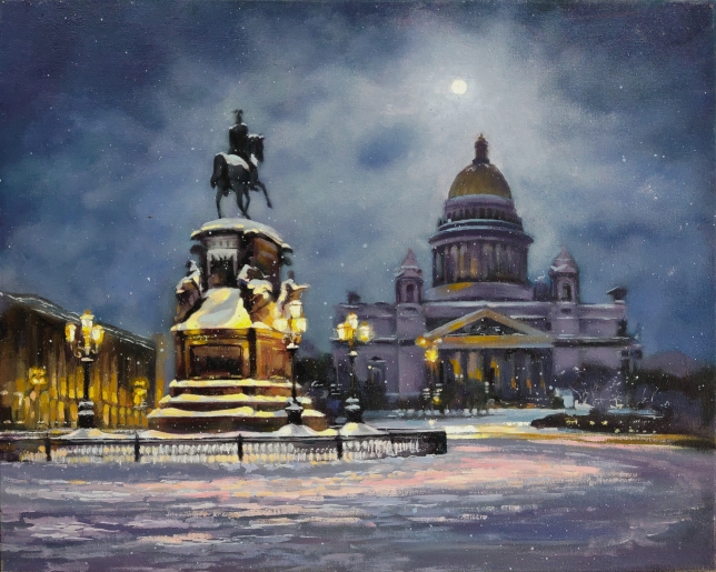 Painting for sale online - Moonlit Night