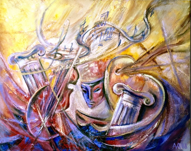 Painting for sale online - Theatrical romance 