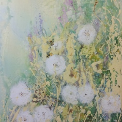 Painting for sale online - Summer with dandelions