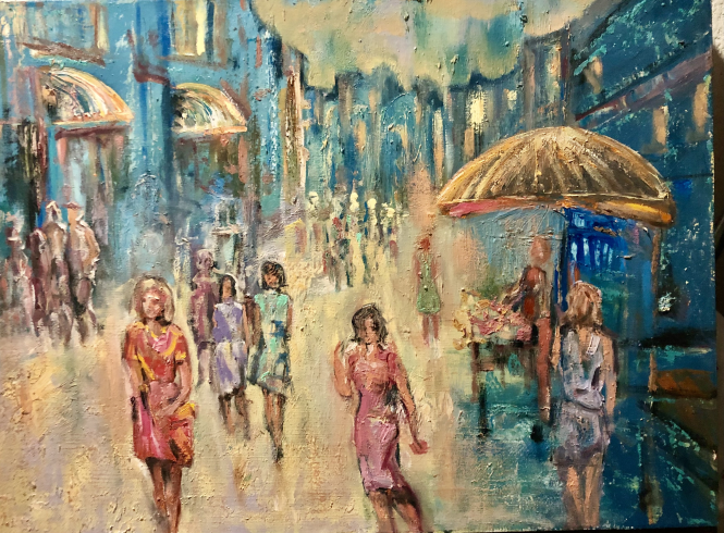Painting for sale online - Sunny mood.