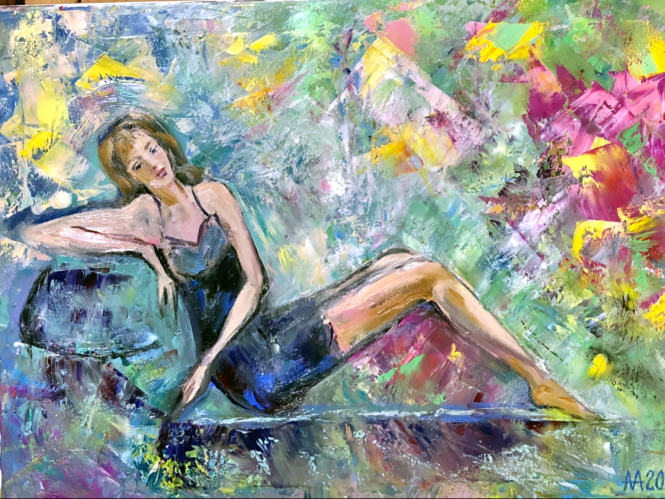 Painting for sale online - On vacation.