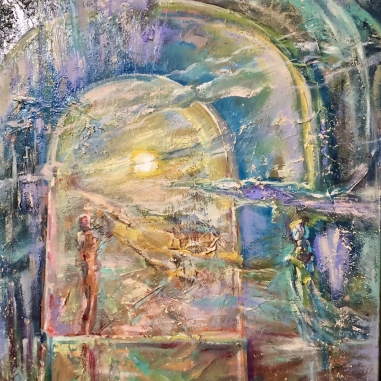Painting for sale online - Contemplation
