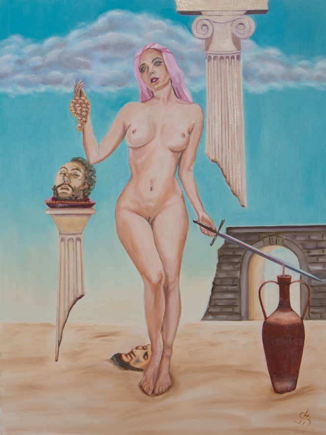 Painting for sale online - Judith 2.0