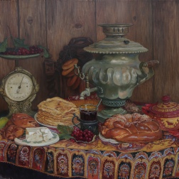Painting for sale online - Still life with tea