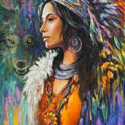 Painting for sale online - CHILD OF NATURE