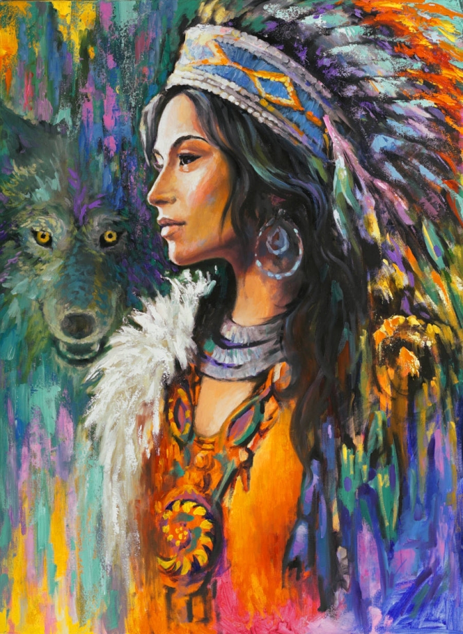 Painting for sale online - CHILD OF NATURE