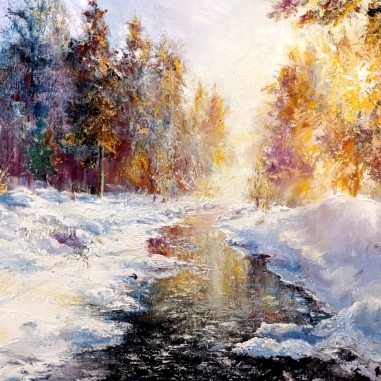 Painting for sale online - The March sun