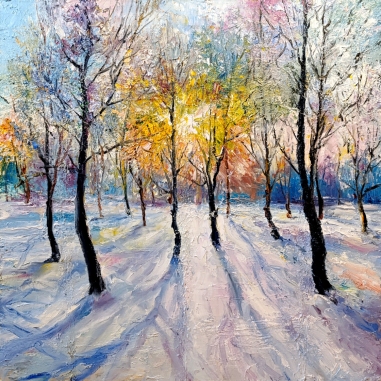 Painting for sale online - Winter sun